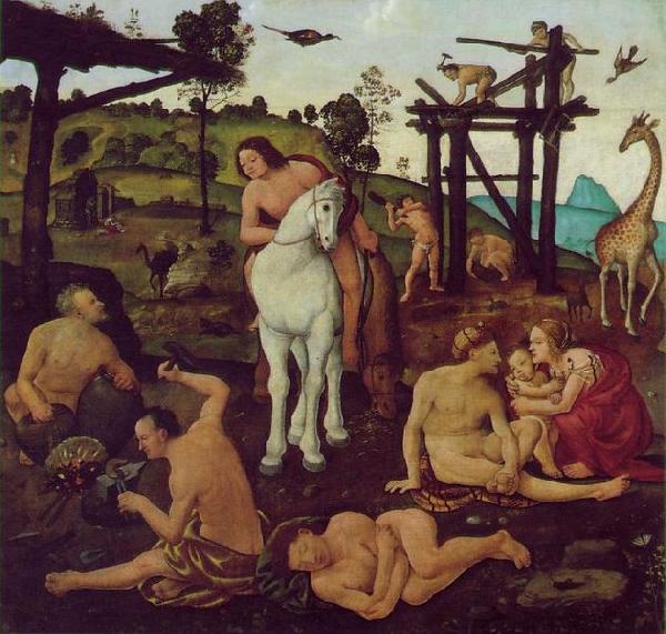 Piero di Cosimo Vulcan and Aeolus oil painting picture